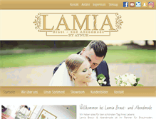 Tablet Screenshot of lamia-mode.com